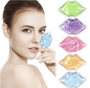Custom Lip Shape Cooling Pack Gel Ice Pack for Lip for Pain Relief