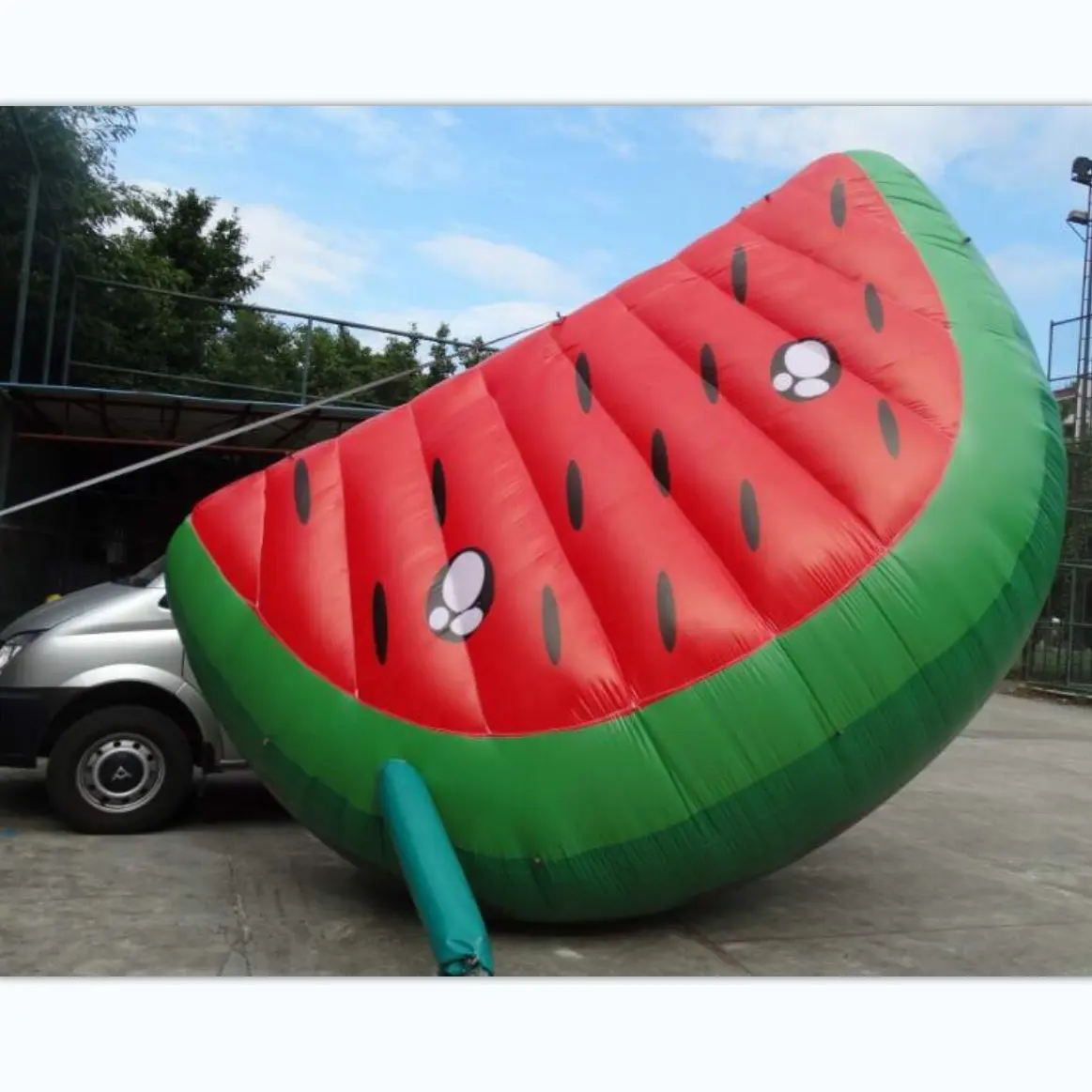 Hot sale giant carnival helium balloon inflatable pear cartoon balloon Inflatable Half Watermelon cartoon model