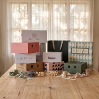 Fournitures pour fleuristes, emballages de fleurs en carton recyclables, écologiques, durables, boîtes rigides pour l'expédition de fleurs, avec sacs pour la plantation
