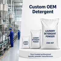 Deterjen Bubuk Cuci Pakaian 25kg, Busa Melimpah, Konsentrat, Aroma Lemon, untuk Distributor Afrika Barat dengan Harga Pabrik