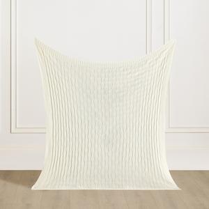 Nouvelle arrivée Magic Green, couverture en tricot texturé, couleur crème, couverture décorative pour lit, couverture en tricot pour la maison, ODM & OEM - Product Image 3