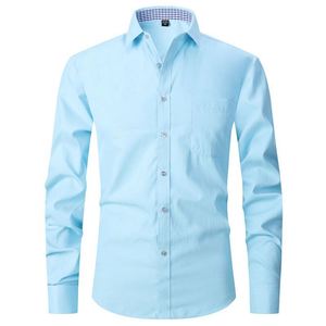 Design High Quality Polyester Buttons Shirt Fashion Long Sleeve Customized Wholesale L00 % Cotton Leisure Leather - Product Image 5