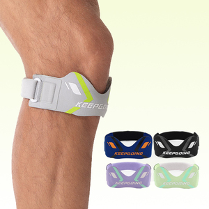 Rodilleras Ajustables <span class=keywords><strong>de</strong></span> Neopreno Suave con Soporte para la Rótula para Correr, Talla Única, Soporte para Estabilizar la Rodilla y la Tendinitis - Product Image 1