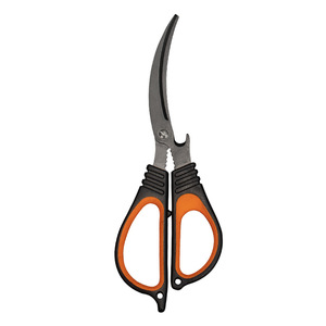 <b>Kitchen</b> <b>Scissors</b> Stainless Steel 4 In Straight Head Shrimp Deveining Tool Home Use Black And Orange - Product Image 4