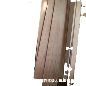 Planches en bois massif 7 mm sans nœuds, panneaux en bois de Paulownia à joint droit, utilisation intérieure, taille personnalisable, style rustique - Product Image 5