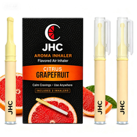 Puff Air Inhalateur sans fumée pour l'aromathérapie, sans nicotine, avec inserts en coton aromatisés personnalisés, pour l'arrêt du tabac, avec recharges