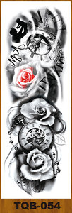 Tatuajes Temporales de Brazo Completo con Múltiples Diseños en Stock: Tigre, León, Flor, Símbolo Tribal Realista para Adultos - Product Image 2