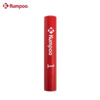 KUMPOO Rouge 1 Volant de badminton en plumes d'oie 12 pièces Liège souple Durable Haute élasticité Vol stable 76/77 Professionnel