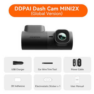 Original DDPAI MINI2X 2K Dash Cam 1440P Resolution External SD Card Up to 256GB F1.55 Video Recording <b>Night</b> Vision Recorder - Product Image 6