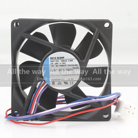 Ventilateur de refroidissement axial 12V 48V DC 24V 109mA 2.6W AC EC 8025 80X80X25MM 8CM à grand débit d'air, double roulement à billes, 4 fils, 8414N/2HP