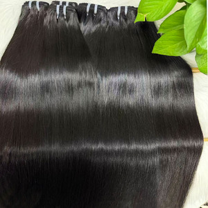 Extensions de cheveux lisses vietnamiens en vrac, cuticules alignées, doux et soyeux, pour livraison directe - Product Image 3