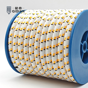 Khâu Spandex dây 5mm mềm đàn hồi dây 8mm Độ dày <span class=keywords><strong>Bungee</strong></span> dây đầy màu sắc Nylon <span class=keywords><strong>Bungee</strong></span> tập thể dục dây - Product Image 1