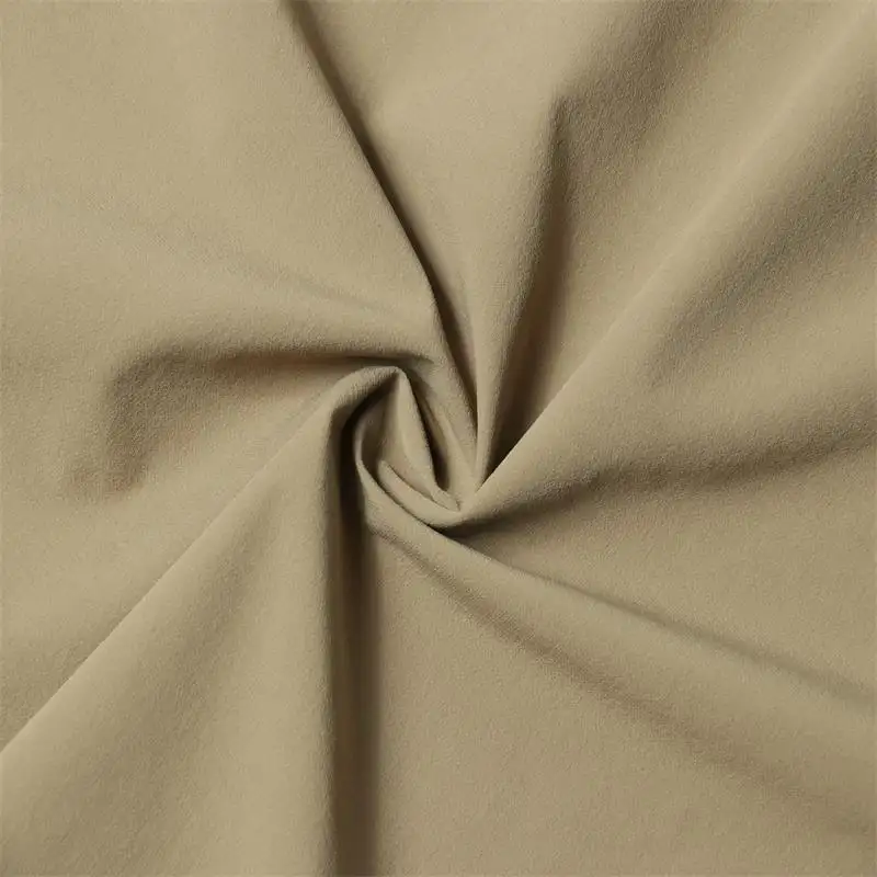 Custom Design Solid Color 120gsm 150cm 90% Nylon 10% Spandex Four Way Stretch Woven Fabrics For Jacket