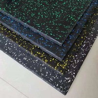 Tapis de sol en caoutchouc pour salle de sport, équipement de pilates imperméable de taille personnalisée, résistant et sûr