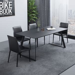 Table de salle à manger de luxe en granit naturel Ensembles bleu labradorite lémurienne - Product Image 5