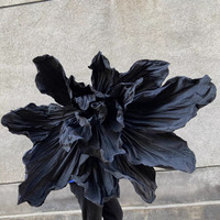 Fleurs géantes artificielles modernes en papier crépon, faites à la main, haut de gamme, pour la décoration de la maison, les mariages, la fête des mères, les magasins et les accessoires de photographie