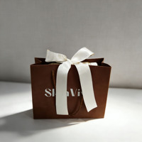 Sac en papier d'emballage spécial, sac cadeau de luxe personnalisé avec poignée, sac en papier d'emballage pour les achats professionnels