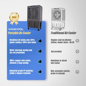 Refroidisseur d'air industriel sur pied pour restaurant commercial, climatiseur désertique pour usage extérieur - Product Image 1