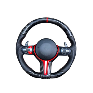 <span class=keywords><strong>Volant</strong></span> sport en fibre de carbone avec LED, design Alcantara Nappa pour <span class=keywords><strong>BMW</strong></span> F10 F20 F30 E46 E60 E90 G20 G30 Séries <span class=keywords><strong>1</strong></span> à 7 X <span class=keywords><strong>M</strong></span> - Product Image 1