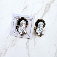 Fabricant de pins en émail personnalisés, pin en émail dur, pin de revers en métal personnalisé avec carte de support d'affiche personnalisée, design sur mesure