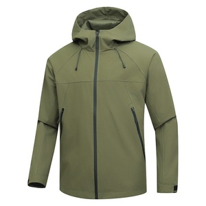 Veste coupe-vent d'hiver unisexe YZ en softshell, imperméable, vêtements de randonnée en plein air, pêche, randonnée, manches longues, légère, fermeture éclair - Product Image 2