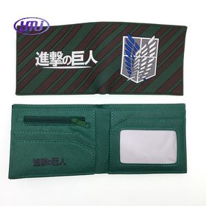 Attacco alle ali di titano libertà portafoglio in Silicone breve in pelle sintetica Bifold portamonete da uomo studente - Product Image 3