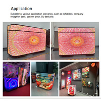 Pantalla LED de Aluminio de Alta Definición para Interiores, con Diseño Modular de Alta Calidad, Animación de Señalización para Ascensores y Recepción