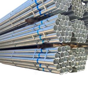 Tuyau d'acier <span class=keywords><strong>galvanisé</strong></span> rond sans couture de construction de structure en acier de carbone OD 20mm 25mm 32mm 40mm pour la serre chaude - Product Image 1