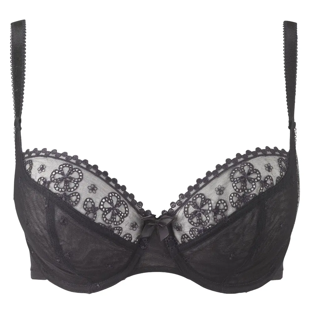 Lucy Balconnet soutien-gorge noir Sexy dentelle armatures femmes Bar & slip ensemble femmes sous-vêtements Lingerie ensemble dames pantalons et soutien-gorge ensembles tasse complète