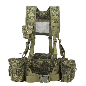 טען טקטי Carrier Vest עומס נושאות ציוד מרופד קרב חגורת חזה <span class=keywords><strong>Rig</strong></span> Combat חגורה עם שקיות - Product Image 6