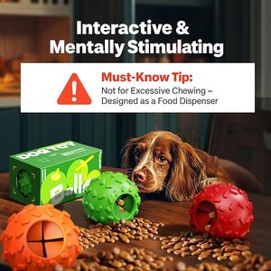 Jouet de puzzle pour <span class=keywords><strong>chien</strong></span>, lot de 2 - Distributeur interactif de friandises, mangeoire lente avec stimulation mentale et soulagement de l'anxiété, en caoutchouc naturel - Product Image 3