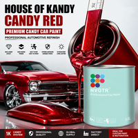 Peinture automobile Kandy Candy Rouge, Fourniture d'usine, Peinture automobile 1K Candy, Revêtement de finition automobile haute brillance, Vente en gros