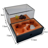 Acrylique Fourmi Ferme DIY Nid Fourmilière Château Boîte À Insectes Pour Observer Vivre Fourmi Habitat Pour Garçons Et Filles
