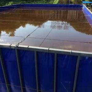 مرنة الأسهم طوي شنغهاي المضادة للأشعة فوق البنفسجية 1000 لتر في الهواء الطلق pvc خزان المياه 1000 لتر وسادة خزان المياه القابلة للطي - Product Image 2