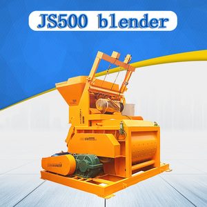 Malaxeur à béton forcé à double arbre haute performance Js500 500L avec engrenage annulaire pour ponts - Prix usine - Product Image 4
