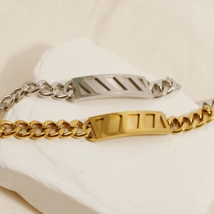 Wholesale Titanium Steel Denim Chain Bracelet for Men Minimalist Trendy Fashion Jewelry Fashion Bracelets &amp; <strong>Bangles</strong> - Product Image 3