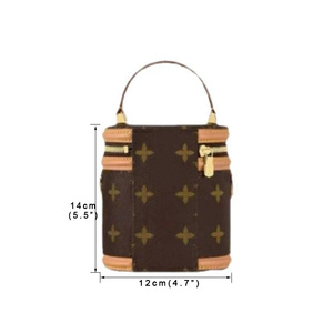 Bolso Tote de Piel Sintética Estampada de Lujo para Mujer, Bolso Tipo Cubo Multifuncional y Moderno para Mujer, Bolso para Cosméticos y Teléfono - Product Image 5