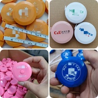 Cinta Métrica Retráctil Suave Personalizable con Logotipo, Doble Escala 60 Pulgadas/150 cm, para Medir el Cuerpo, Coser Ropa y Medidas del Hogar