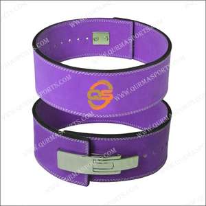 Ceinture de fitness en cuir robuste et durable de 13 mm, personnalisable, avec boucle à levier, soutien dorsal, réglable et respirante - Product Image 3