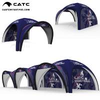 Tente gonflable géante CATC 8m en PVC, dôme publicitaire pour événements intérieurs et extérieurs, modèle expédié par voie maritime