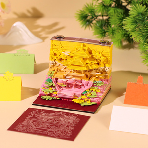 Bloc <span class=keywords><strong>de</strong></span> notas <span class=keywords><strong>de</strong></span> escultura <span class=keywords><strong>de</strong></span> <span class=keywords><strong>papel</strong></span> <span class=keywords><strong>de</strong></span> construcción <span class=keywords><strong>de</strong></span> punto <span class=keywords><strong>de</strong></span> referencia <span class=keywords><strong>de</strong></span> ciudad 3D pequeña personalizable, regalo <span class=keywords><strong>de</strong></span> recuerdo <span class=keywords><strong>de</strong></span> notas cortadas pequeñas - Product Image 3