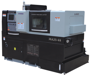 Jianke เครื่องซีเอ็นซี MA25-6S อัตโนมัติ6แกนหมุนแบบคู่เครื่องกลึงสวิส CNC ความแม่นยำสูง CNC - Product Image 1