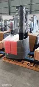 Çin Malı Malzeme Taşıma Ekipmanları Lojistik 2 Ton Hidrolik Forklift CDD20 Mini Elektrikli Yürüyen İstifleyici Yeşil Enerji - Product Image 3