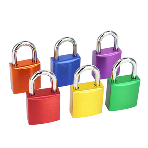 सार्वभौमिक ट्रिपल-लेपित कठोर क्रोम प्लेटेड स्टील शेकल एंटी-जंग एनोडाइज्ड एल्यूमीनियम सुरक्षा लॉक पैडलॉक कुंजी अनलॉक - Product Image 1