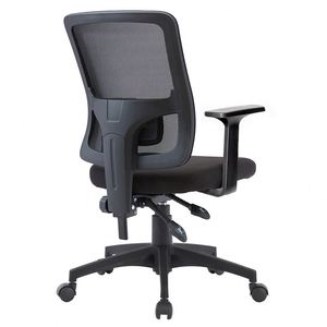 Silla de oficina giratoria negra de alta calidad Kabel, chaise con respaldo medio y malla, diseño de tela de estilo moderno - Product Image 2