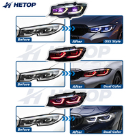 Phare HETOP G20 2020-2025 – Collection Personnalisée Améliorée – Quatre Couleurs, Triple Couleur, Double Couleur, RGB DRL, Style OSS, Lentille Unique pour BMW