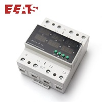 Protecteur de tension monophasé 63A 80A 100A AVR avec affichage numérique 220V/380V industriel