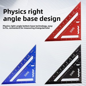 Regla Triangular <span class=keywords><strong>de</strong></span> Aleación <span class=keywords><strong>de</strong></span> Aluminio, Herramienta <span class=keywords><strong>de</strong></span> Medición Multiángulo para Carpintería, Guía <span class=keywords><strong>de</strong></span> Diseño para Trabajos en Madera - Product Image 5