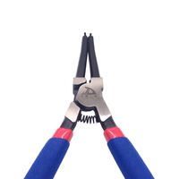 High Quality High Carbon Steel Circlip Pliers External Retaining Ring Jewellery Pliers Straight Jaw PVC Handle DIY OEM