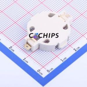 BS-12-B4AA001 Button & Strip Battery Connector SMD Connector Battery Holder CR2032 Phosphor Bronze - Product Image 2